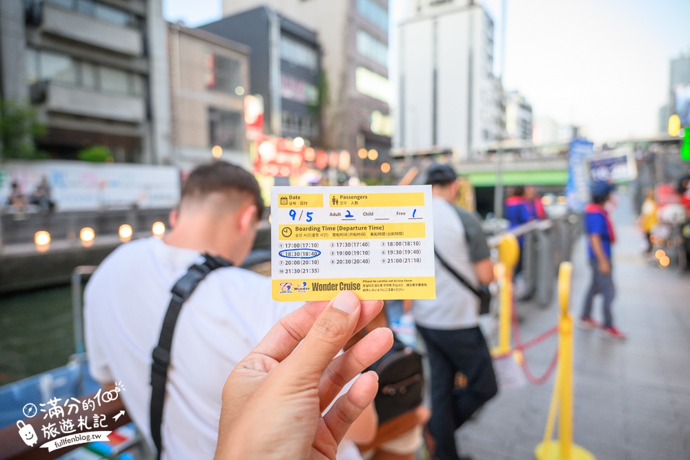 【大阪道頓堀觀光遊艇 Wonder Cruise】大阪跑跑人道頓堀格力高標誌最佳拍照點,乘船吹風喝啤酒拍美照超好玩!