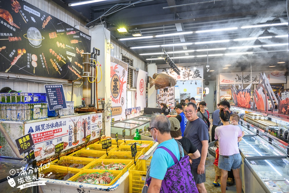 【阿布潘水產】台中最狂海鮮超市!吃秋蟹的秘密基地,水產界的好事多,挑選到烹飪一條龍服務太貼心!