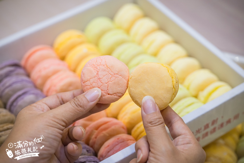 【通霄台式馬卡龍工廠-雙翔食品】苗栗人氣伴手禮,繽紛小巧的台式馬卡龍,小朋友超愛!
