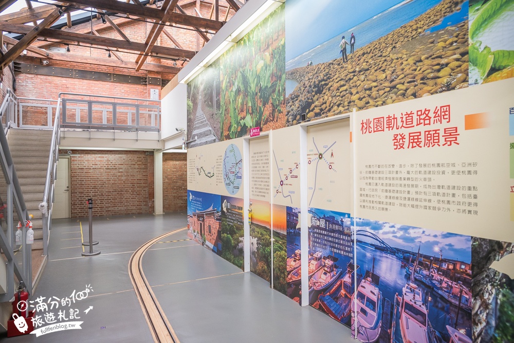 桃園【鐵道願景館】免費搭小火車.當小小捷運車長有趣好玩,桃園免門票親子景點!