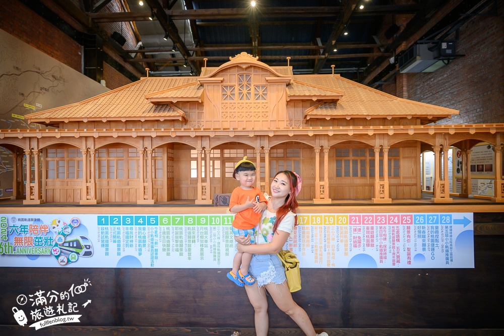 桃園【鐵道願景館】免費搭小火車.當小小捷運車長有趣好玩,桃園免門票親子景點!