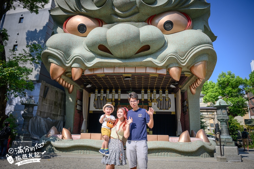 大阪必玩景點【難波八阪神社】氣勢磅礡獅子殿,大口吞食厄運帶來好運,霸氣神獅還能祈求戀愛鯉魚籤!