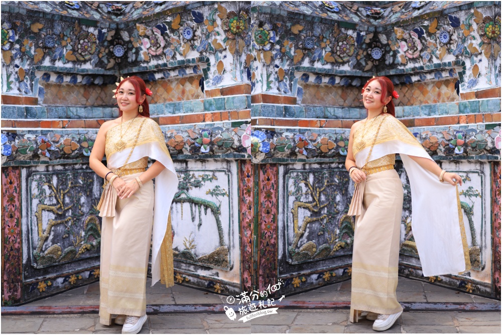 【2024鄭王廟泰服體驗推薦】曼谷Absolute Thai泰國傳統服飾租借,質感泰服穿搭,步行2分鐘直達鄭王廟拍美照！