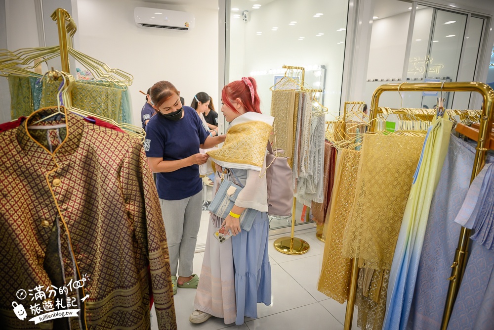 【2024鄭王廟泰服體驗推薦】曼谷Absolute Thai泰國傳統服飾租借,質感泰服穿搭,步行2分鐘直達鄭王廟拍美照！