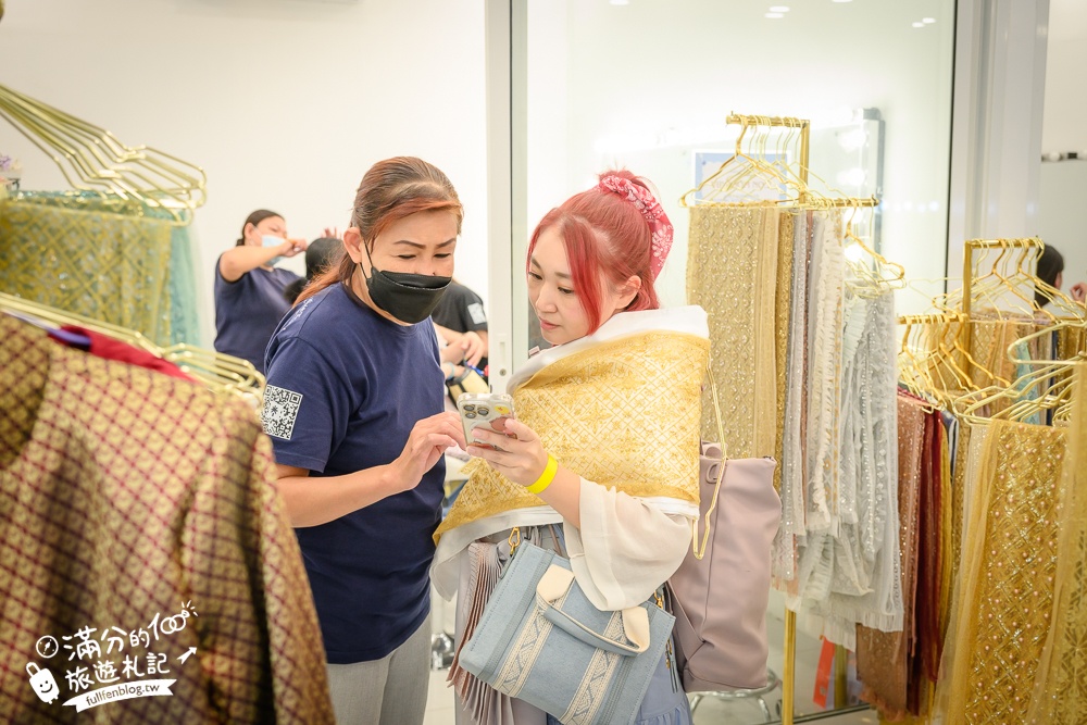 【2024鄭王廟泰服體驗推薦】曼谷Absolute Thai泰國傳統服飾租借,質感泰服穿搭,步行2分鐘直達鄭王廟拍美照！