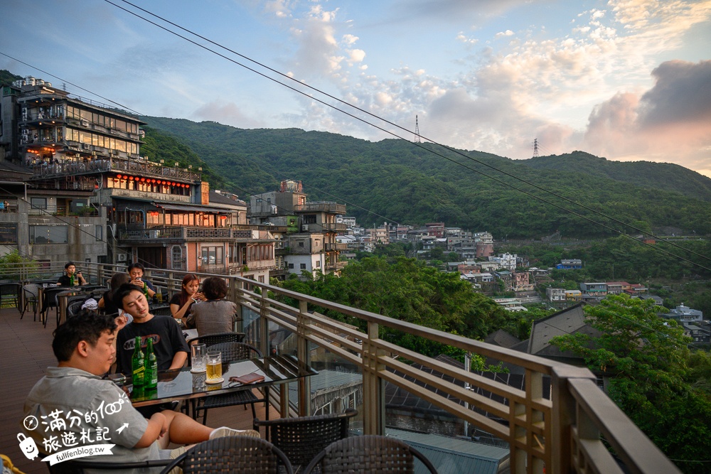 九份【古窗海景會館】九份海景景觀餐廳推薦.九份下午茶.絕美山海交界景緻,輕鬆眺望基隆嶼!