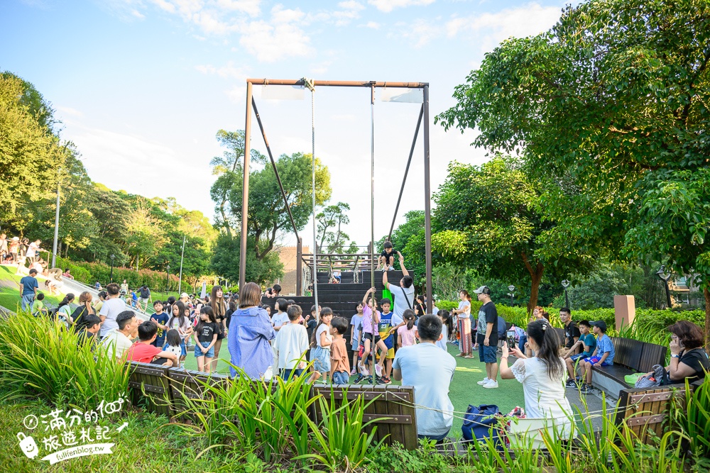 【大有梯田生態公園】桃園免門票親子景點,森林滑索開放時間.桃園最美梯田遊戲場!