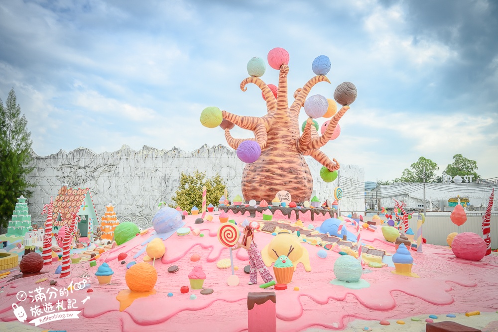 芭達雅冰淇淋甜點樂園【GREAT&GRAND Sweet Destination】最新門票資訊,必拍冰淇淋樹.薑餅小火車和蛋糕溜滑梯!