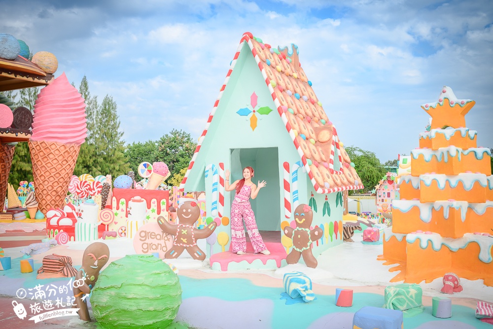 芭達雅冰淇淋甜點樂園【GREAT&GRAND Sweet Destination】最新門票資訊,必拍冰淇淋樹.薑餅小火車和蛋糕溜滑梯!