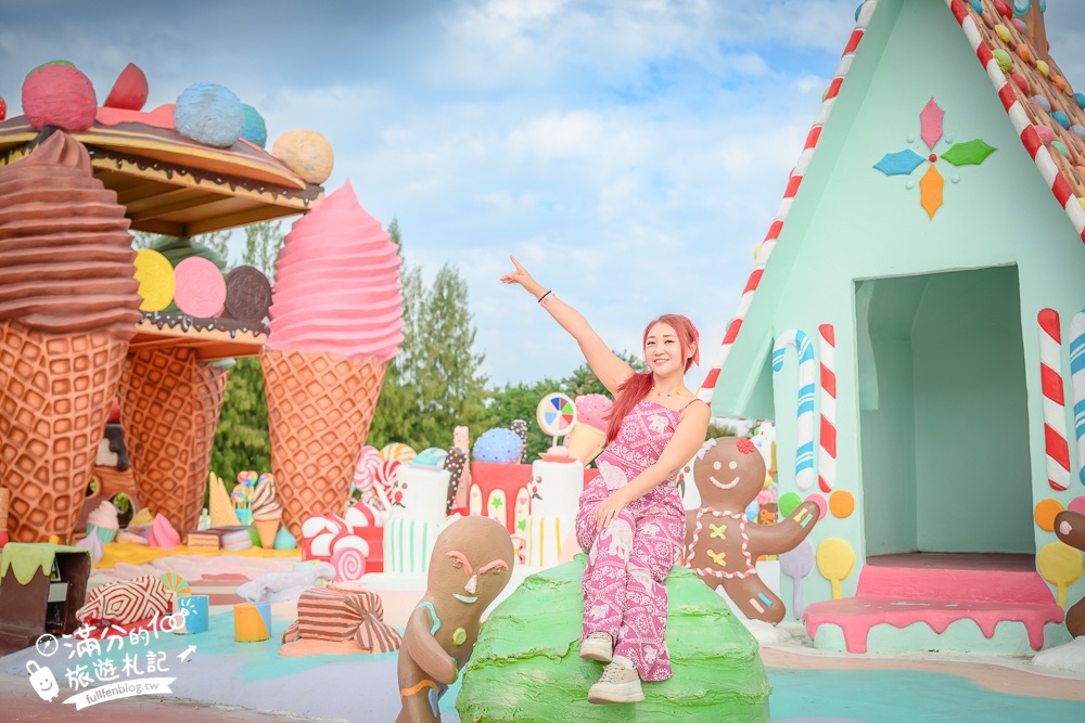 芭達雅冰淇淋甜點樂園【GREAT&GRAND Sweet Destination】最新門票資訊,必拍冰淇淋樹.薑餅小火車和蛋糕溜滑梯!