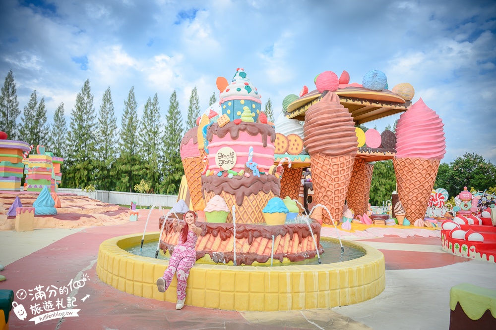 芭達雅冰淇淋甜點樂園【GREAT&GRAND Sweet Destination】最新門票資訊,必拍冰淇淋樹.薑餅小火車和蛋糕溜滑梯!