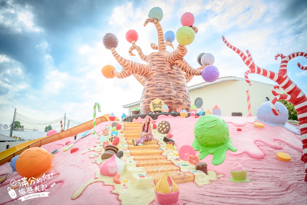 芭達雅冰淇淋甜點樂園【GREAT&GRAND Sweet Destination】最新門票資訊,必拍冰淇淋樹.薑餅小火車和蛋糕溜滑梯!
