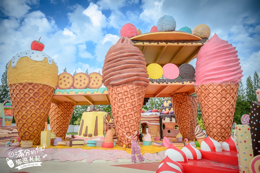 芭達雅冰淇淋甜點樂園【GREAT&GRAND Sweet Destination】最新門票資訊,必拍冰淇淋樹.薑餅小火車和蛋糕溜滑梯!