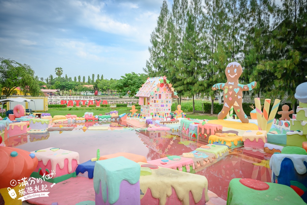 芭達雅冰淇淋甜點樂園【GREAT&GRAND Sweet Destination】最新門票資訊,必拍冰淇淋樹.薑餅小火車和蛋糕溜滑梯!