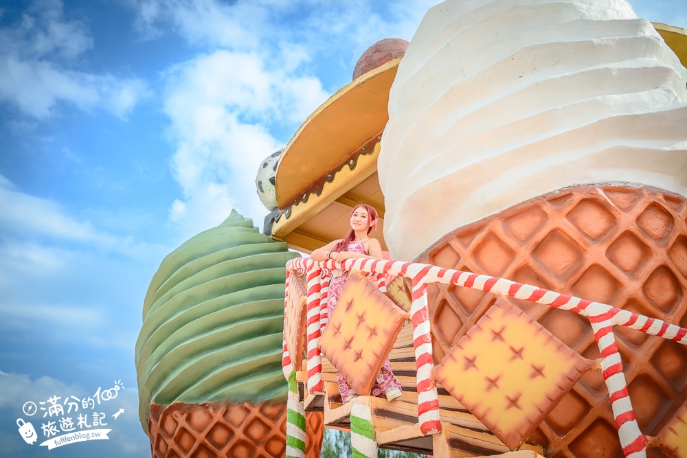 芭達雅冰淇淋甜點樂園【GREAT&GRAND Sweet Destination】最新門票資訊,必拍冰淇淋樹.薑餅小火車和蛋糕溜滑梯!