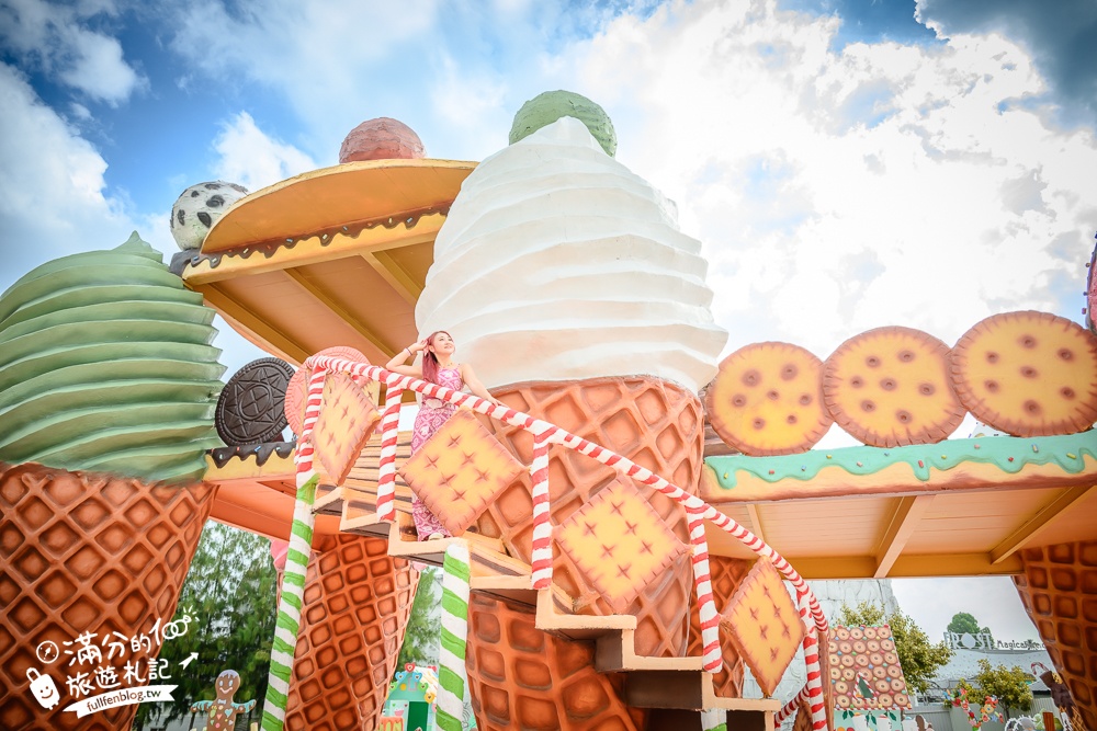芭達雅冰淇淋甜點樂園【GREAT&GRAND Sweet Destination】最新門票資訊,必拍冰淇淋樹.薑餅小火車和蛋糕溜滑梯!