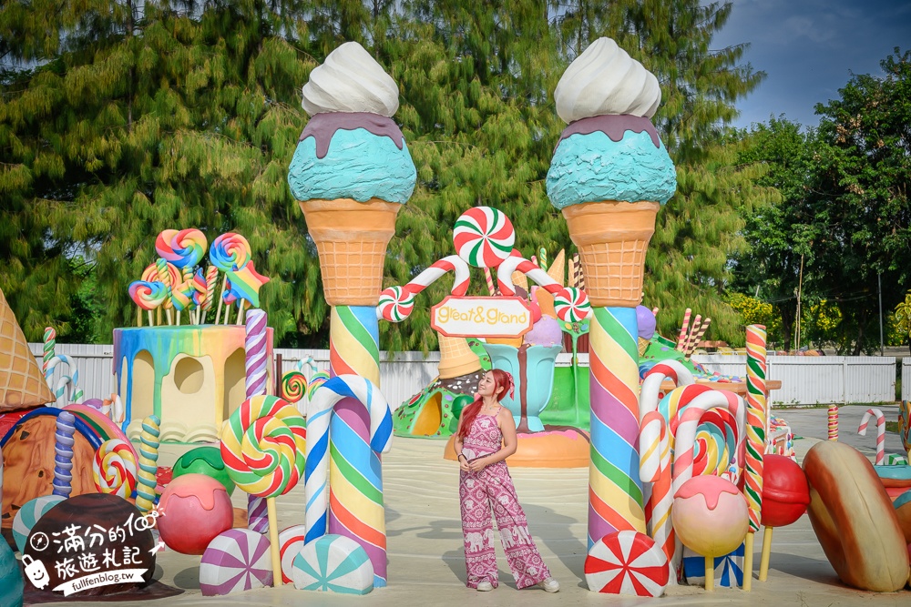 芭達雅冰淇淋甜點樂園【GREAT&GRAND Sweet Destination】最新門票資訊,必拍冰淇淋樹.薑餅小火車和蛋糕溜滑梯!