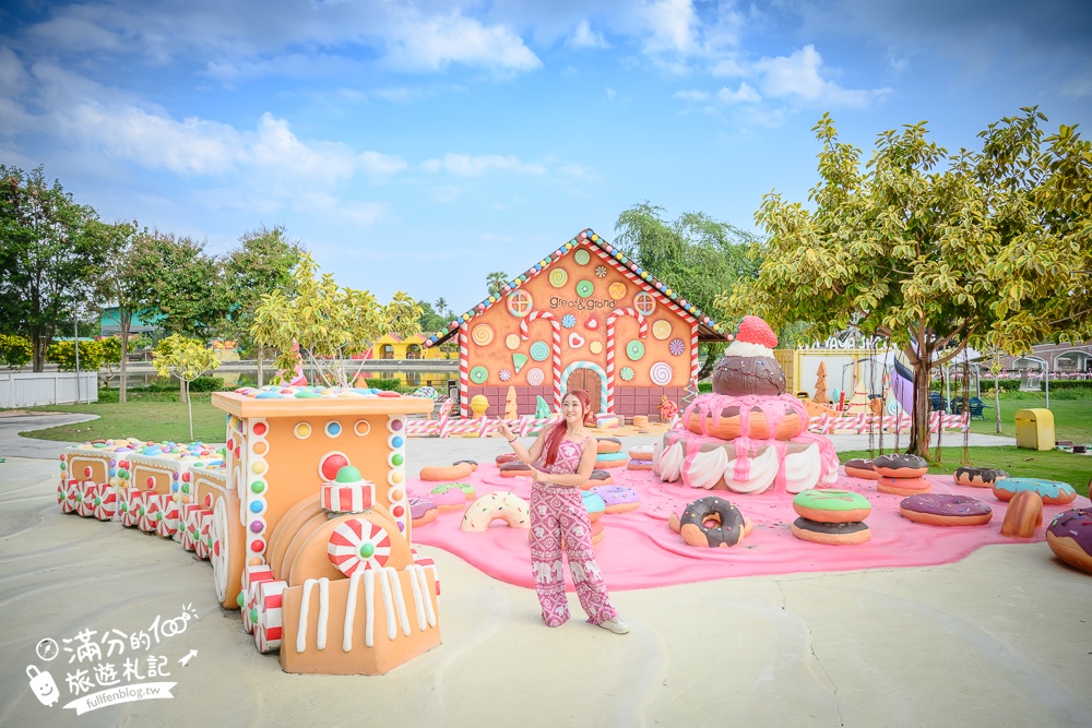 芭達雅冰淇淋甜點樂園【GREAT&GRAND Sweet Destination】最新門票資訊,必拍冰淇淋樹.薑餅小火車和蛋糕溜滑梯!