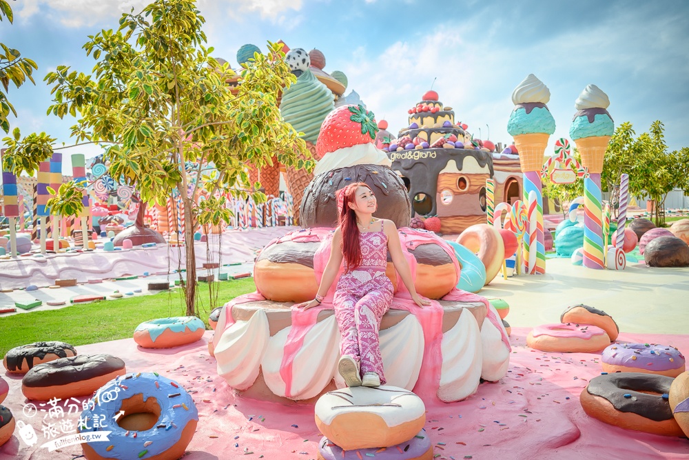 芭達雅冰淇淋甜點樂園【GREAT&GRAND Sweet Destination】最新門票資訊,必拍冰淇淋樹.薑餅小火車和蛋糕溜滑梯!