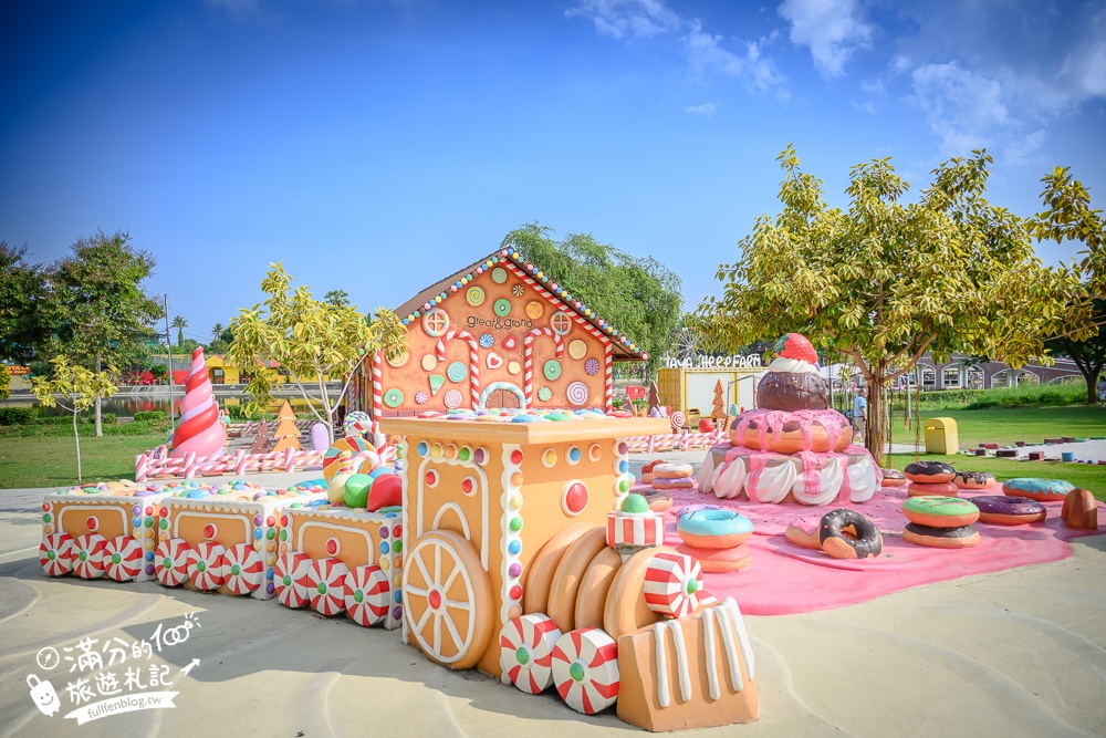 芭達雅冰淇淋甜點樂園【GREAT&GRAND Sweet Destination】最新門票資訊,必拍冰淇淋樹.薑餅小火車和蛋糕溜滑梯!