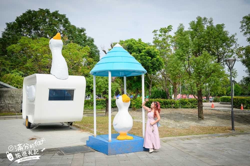 雲林【古坑綠色隧道】最新鵝媽媽鵝童驛站超可愛,順遊假日綠色隧道市集好吃好逛又好玩!