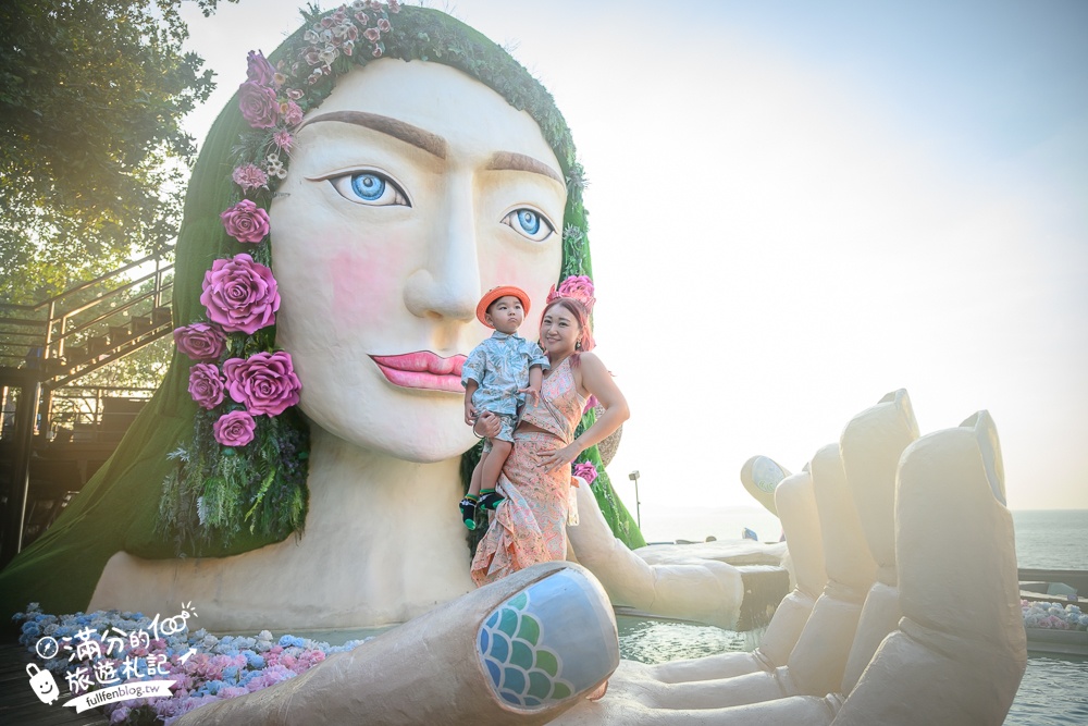 芭達雅景觀餐廳【3 Mermaids】最新菜單.三隻美人魚海景餐廳,坐在鳥巢上用餐看海太浮誇,還能玩拍巨無霸美人魚!