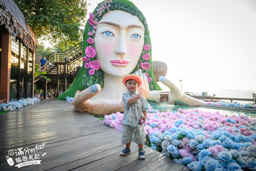 芭達雅景觀餐廳【3 Mermaids】最新菜單.三隻美人魚海景餐廳,坐在鳥巢上用餐看海太浮誇,還能玩拍巨無霸美人魚!