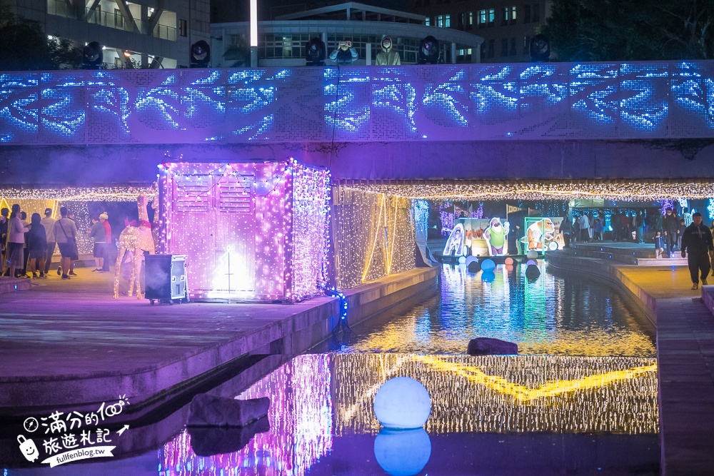【2024台中耶誕嘉年華】台中聖誕節哪裡玩？怪獸電力公司主題搬進台中柳川,用尖叫聲嗨起來!