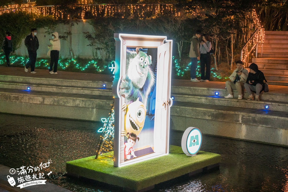 【2024台中耶誕嘉年華】台中聖誕節哪裡玩？怪獸電力公司主題搬進台中柳川,用尖叫聲嗨起來!