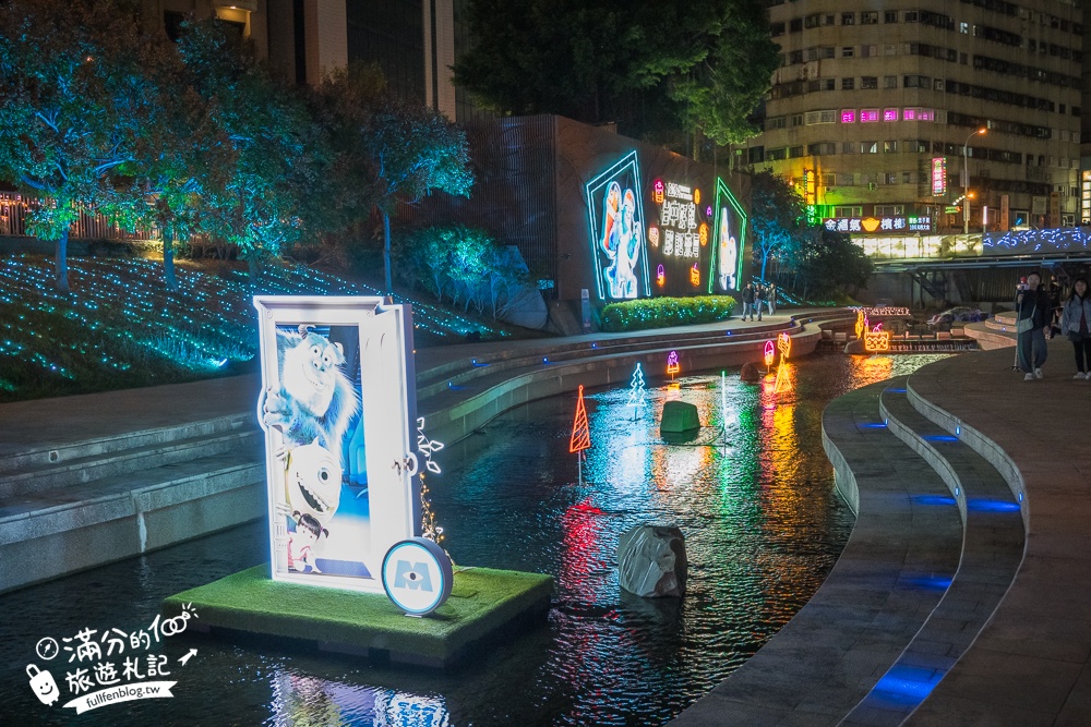 【2024台中耶誕嘉年華】台中聖誕節哪裡玩？怪獸電力公司主題搬進台中柳川,用尖叫聲嗨起來!