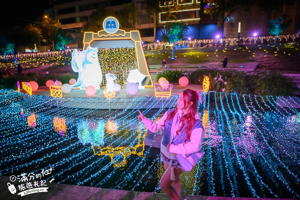 【2024台中耶誕嘉年華】台中聖誕節哪裡玩？怪獸電力公司主題搬進台中柳川,用尖叫聲嗨起來!