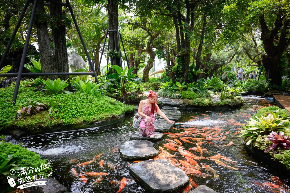 芭達雅景觀餐廳【Pa Boon Cafe】迷你版馬雅遜河秘境.叢林風茅草水上餐廳超美,還有超大兒童遊戲區!