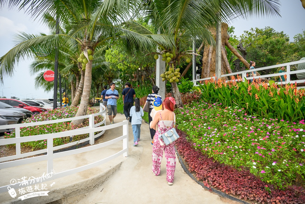 芭達雅景觀餐廳【Pa Boon Cafe】迷你版馬雅遜河秘境.叢林風茅草水上餐廳超美,還有超大兒童遊戲區!