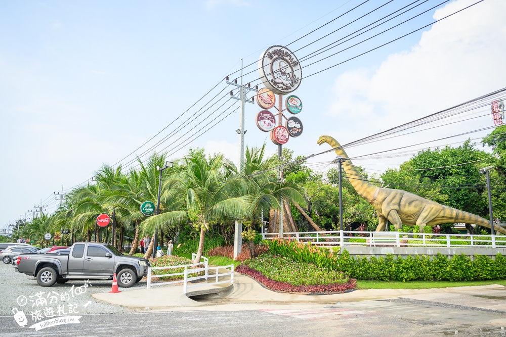 芭達雅景觀餐廳【Pa Boon Cafe】迷你版馬雅遜河秘境.叢林風茅草水上餐廳超美,還有超大兒童遊戲區!