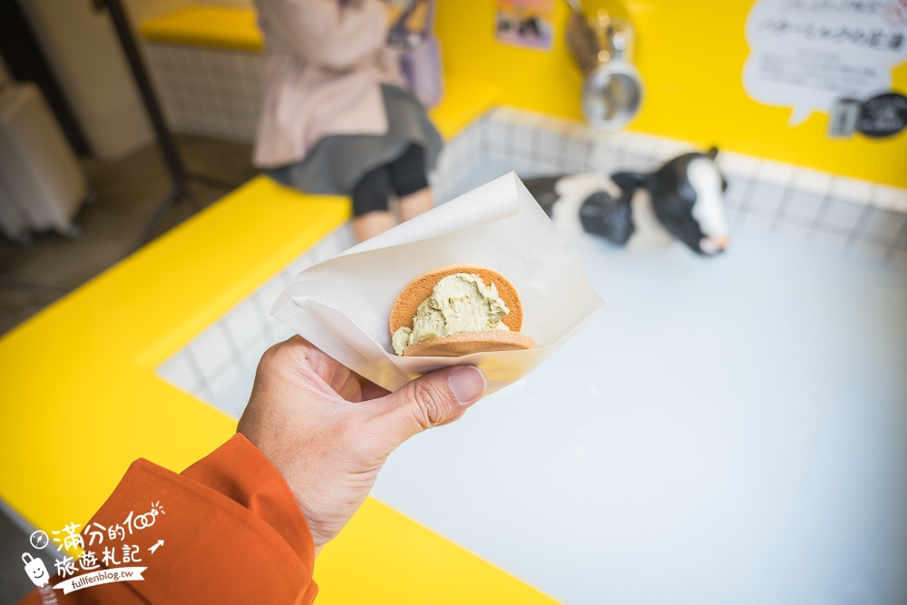 岐阜下呂溫泉甜點【GEROGERO BUTTER STAND】必吃下呂奶油三明治,和萌牛一起泡牛奶足湯!