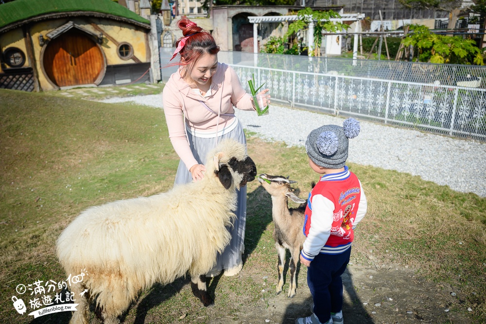 【2025琉璃仙境最新動物園區】環遊世界的萌寵樂園.笑笑羊.羊駝.侏儒山羊陪你玩,還能在水管屋裡吃火鍋!