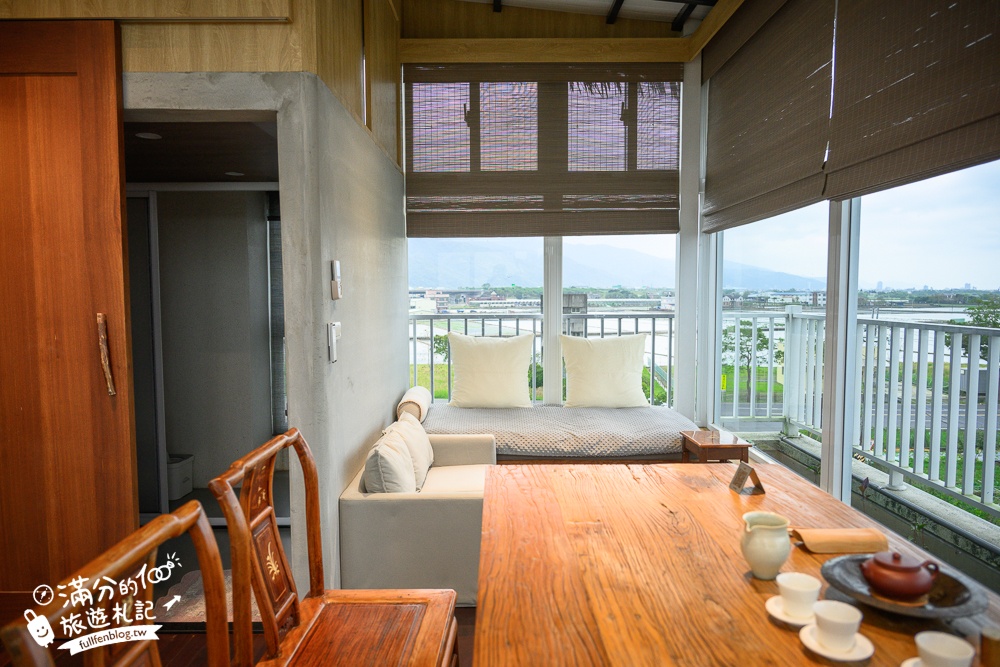 2025宜蘭新景點【日光山茶屋】群山環繞的田野茶館,優雅泡茶品茶香,還能輕鬆眺望龜山島!