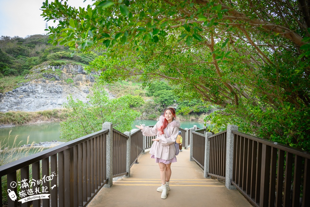 【2025硫磺谷溫泉泡腳池】陽明山硫磺谷遊憩區,免費泡足湯溫泉,裊裊白煙看地熱和黃金色硫磺礦脈好壯觀!