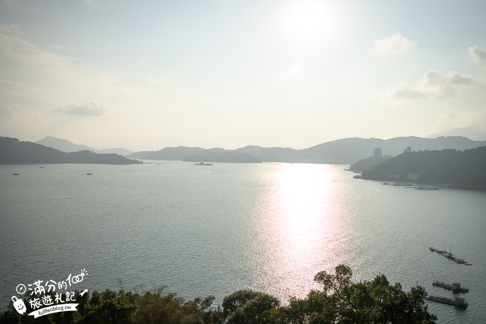 日月潭新景點【天首閣紅茶.茶酒試驗所】日月潭最美湖景酒吧.著名大鳥居拍照點,必點特調飲,夜裡還能望星空!