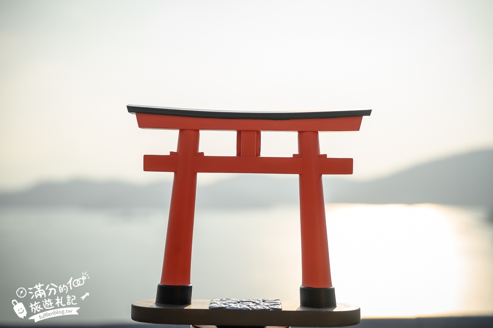 日月潭新景點【天首閣紅茶.茶酒試驗所】日月潭最美湖景酒吧.著名大鳥居拍照點,必點特調飲,夜裡還能望星空!