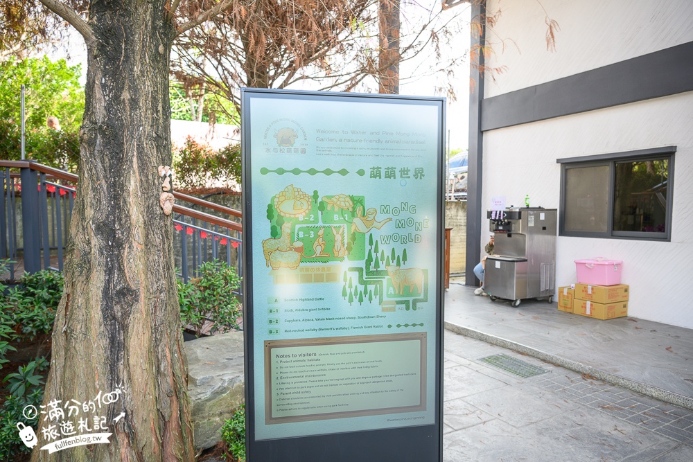 南投【水与松萌萌園】埔里最新親子農場實際遊園感受.可見樹懶.羊駝.水豚.泰迪羊.笑笑羊和袋鼠!