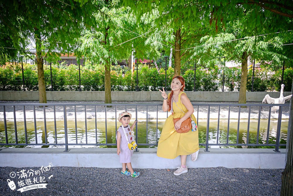 宜蘭【樹懶餐廳萌寵農場】落羽松玻璃屋超美,三大區萌寵玩樂互動空間開箱,與樹懶.泰迪羊.鸚鵡.大紅鶴.鵜鶘互動太好玩!