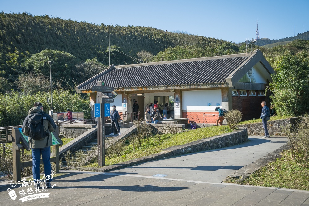 【台北陽明山】小油坑步道超壯觀,近距離欣賞後火山作用形成的噴氣孔＆硫磺結晶！