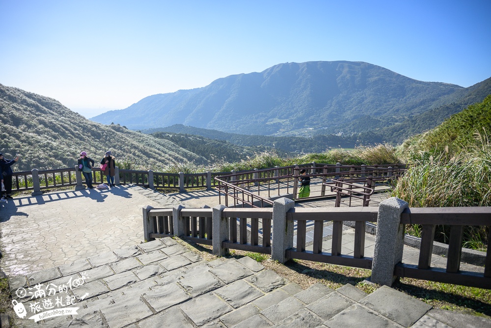 【台北陽明山】小油坑步道超壯觀,近距離欣賞後火山作用形成的噴氣孔＆硫磺結晶！