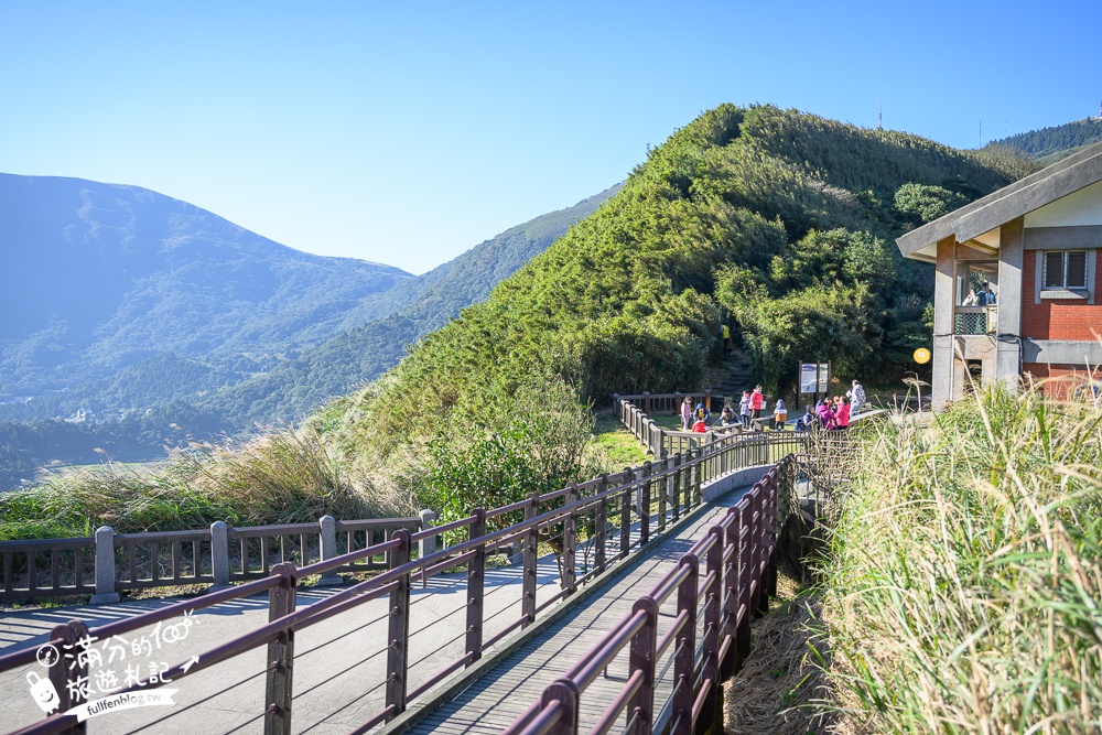 【台北陽明山】小油坑步道超壯觀,近距離欣賞後火山作用形成的噴氣孔＆硫磺結晶！