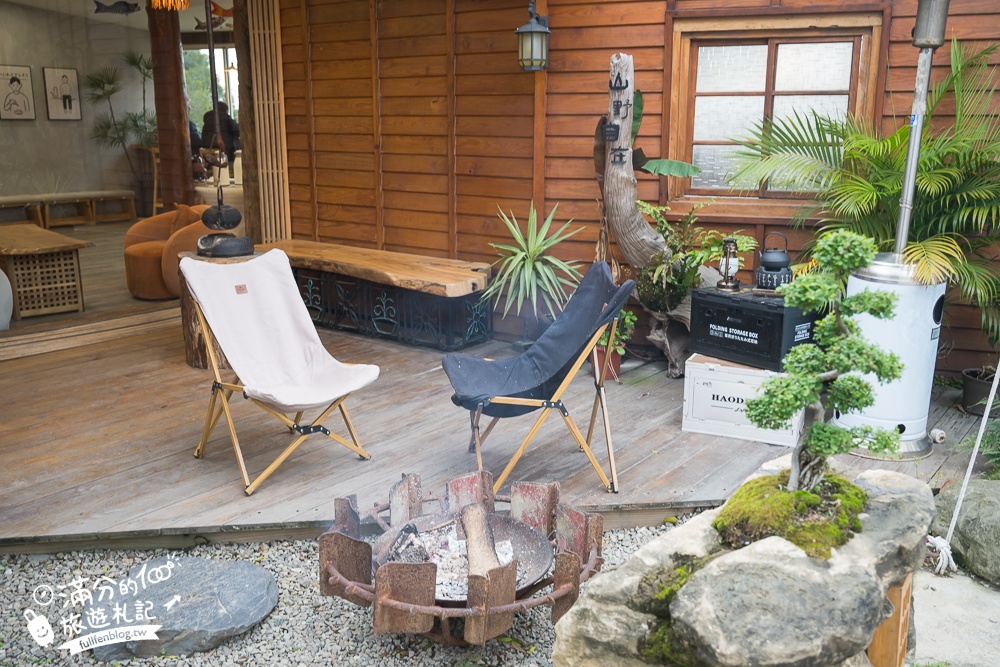 苗栗【山上村 Hill cafe】三灣鄉景觀餐廳,水上日式玻璃屋,有兒童遊戲區~秒飛日本吃鍋喝下午茶!