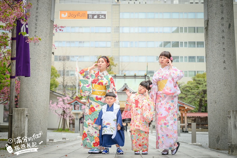 福岡櫻花景點【警固神社】福岡城守護神,福岡和服體驗拍照點,祈福賞櫻拍照超好看!