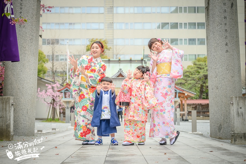 福岡櫻花景點【警固神社】福岡城守護神,福岡和服體驗拍照點,祈福賞櫻拍照超好看!