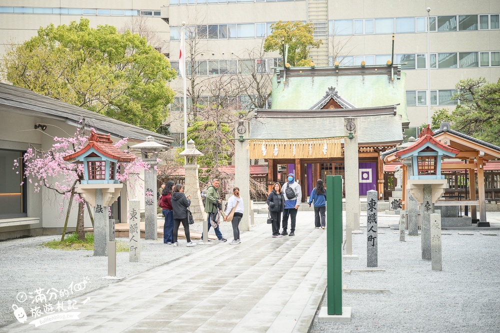 福岡櫻花景點【警固神社】福岡城守護神,福岡和服體驗拍照點,祈福賞櫻拍照超好看!