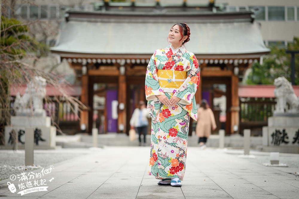 福岡櫻花景點【警固神社】福岡城守護神,福岡和服體驗拍照點,祈福賞櫻拍照超好看!